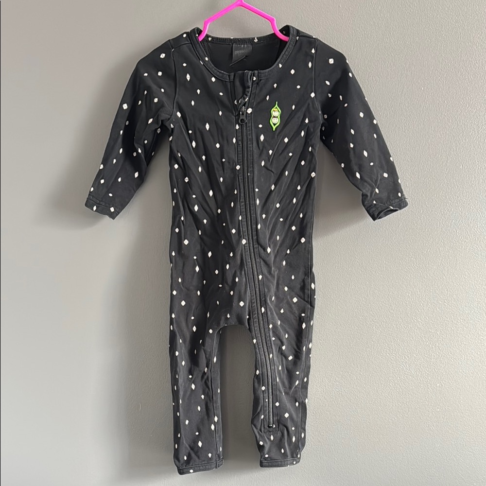 PK Beans Long Sleeve Black Jumpsuit